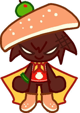 Our mascot, burger boy!